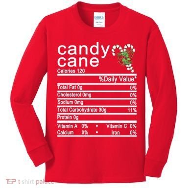 Candy Cane Kids Long Sleeve Shirt