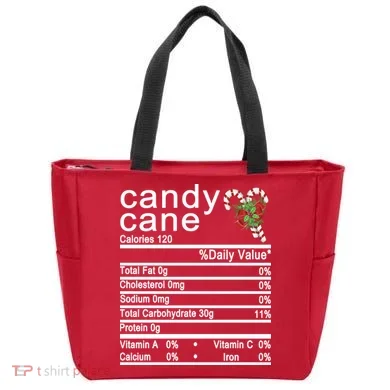 Candy Cane Tote Bag