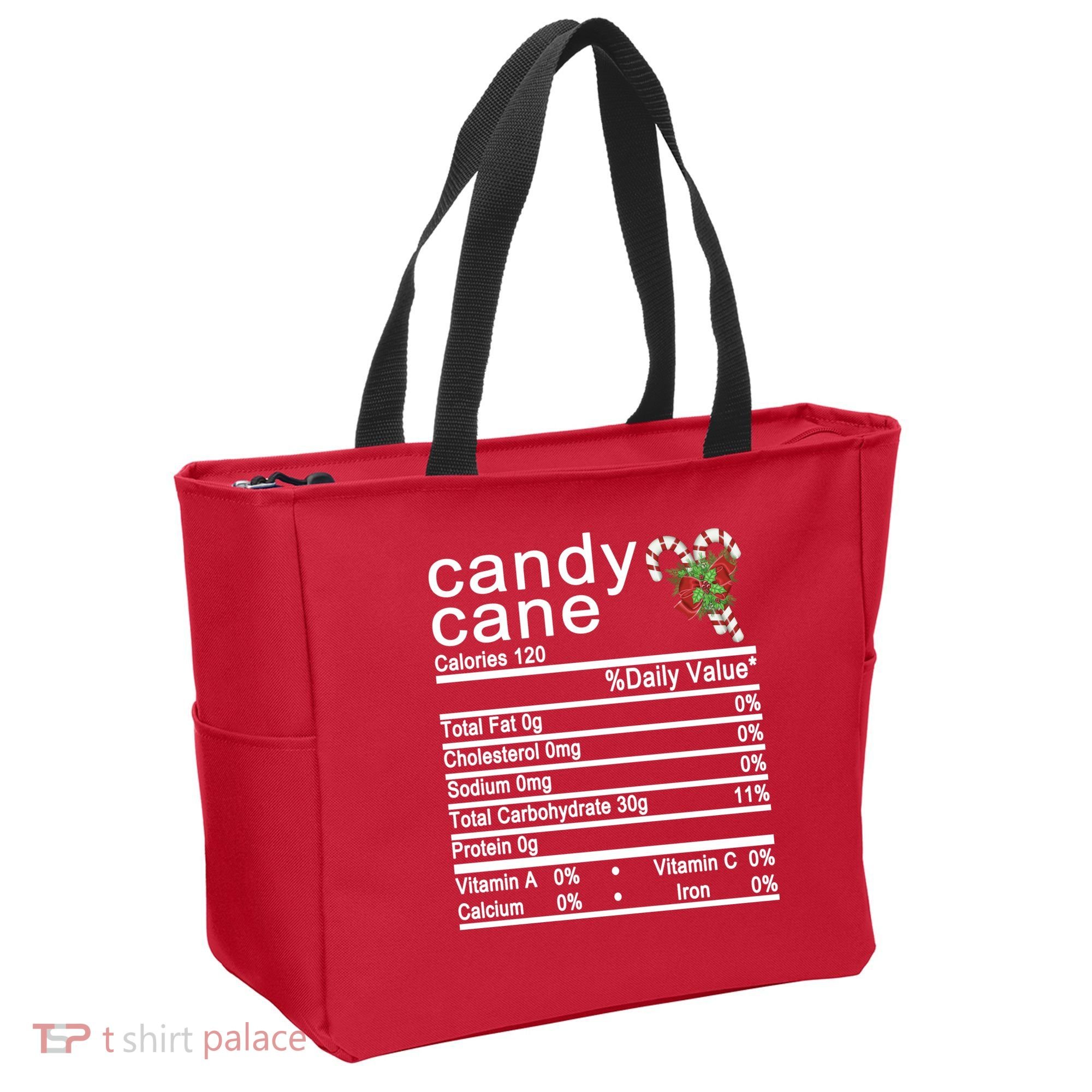 Candy Cane Tote Bag