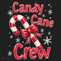 Candy Cane Crew Merry Christmas Xmas Santa Pajamas Holiday Beanie thumb 2
