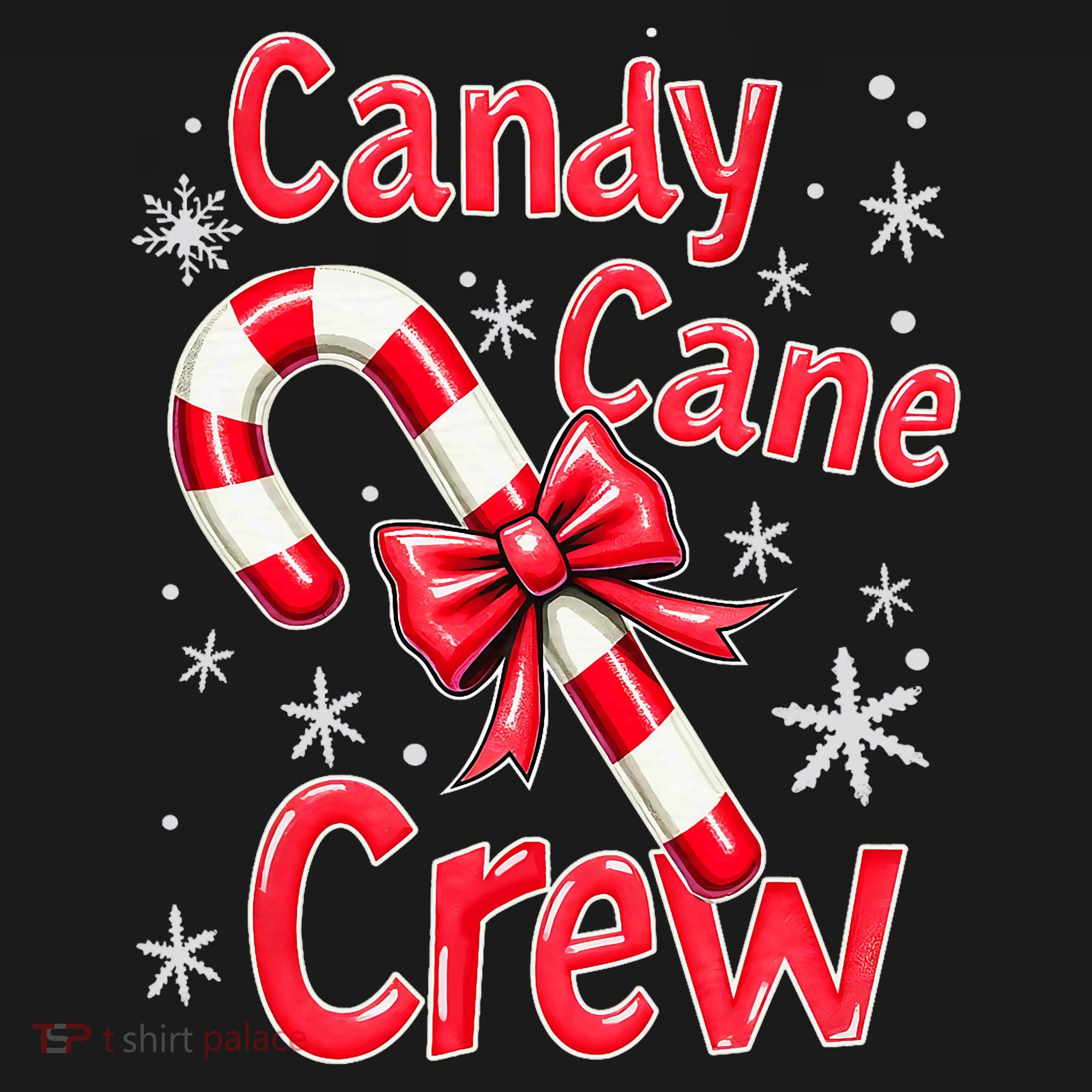 Candy Cane Crew Merry Christmas Xmas Santa Pajamas Holiday Women's Hoodie