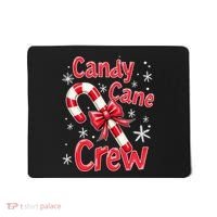 Candy Cane Crew Merry Christmas Xmas Santa Pajamas Holiday Mousepad thumb 0