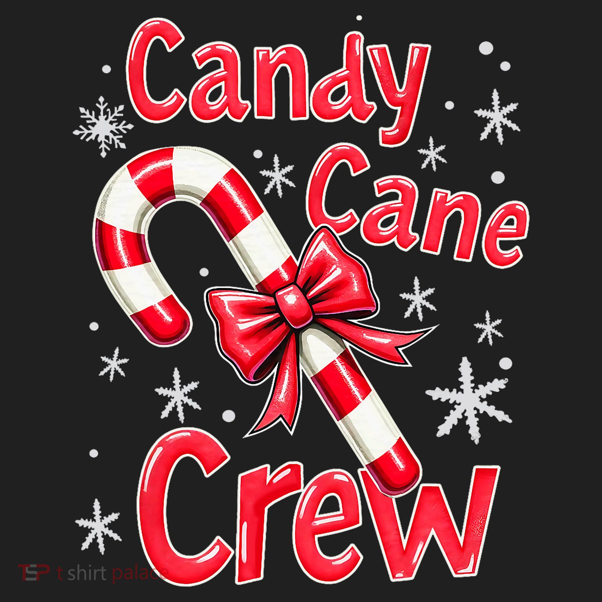 Candy Cane Crew Merry Christmas Xmas Santa Pajamas Holiday Golf Towel