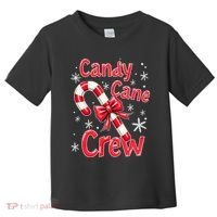 Candy Cane Crew Merry Christmas Xmas Santa Pajamas Holiday Toddler T-Shirt thumb 0