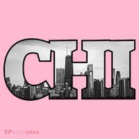 Chi Chicago City Skyline Of Downtown Chicago Illinois Women's T-Shirt thumb 6