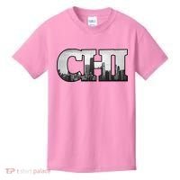 Chi Chicago City Skyline Of Downtown Chicago Illinois Kids T-Shirt thumb 0