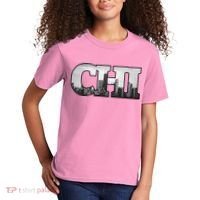 Chi Chicago City Skyline Of Downtown Chicago Illinois Kids T-Shirt thumb 2