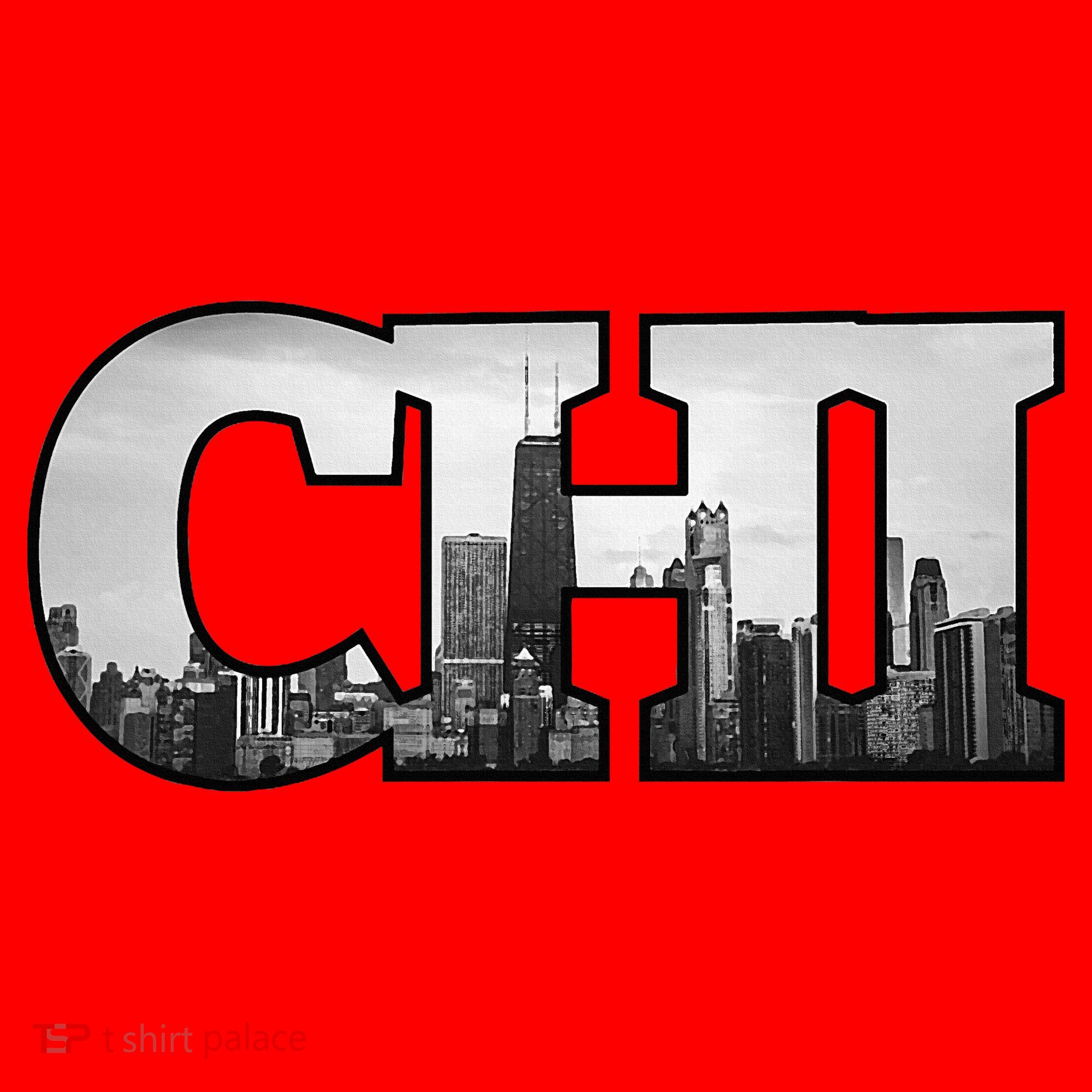Chi Chicago City Skyline Of Downtown Chicago Illinois Santa Hat