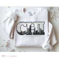 Chi Chicago City Skyline Of Downtown Chicago Illinois Sweatshirt thumb 2