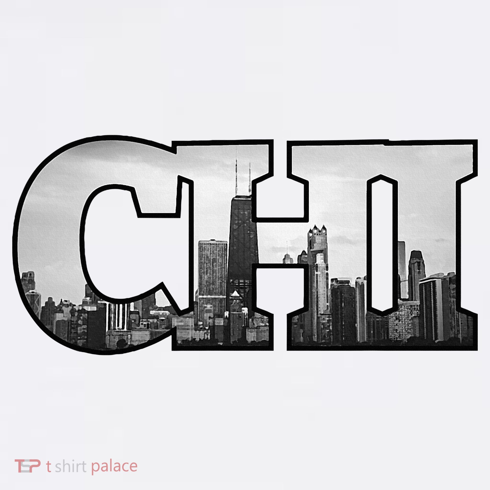 Chi Chicago City Skyline Of Downtown Chicago Illinois Sweatshirt