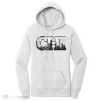 Chi Chicago City Skyline Of Downtown Chicago Illinois Women's Hoodie thumb 0