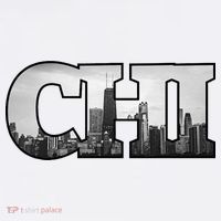 Chi Chicago City Skyline Of Downtown Chicago Illinois Women's Hoodie thumb 2