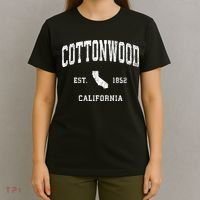 Cottonwood California Ca Vintage Athletic T-Shirt thumb 4
