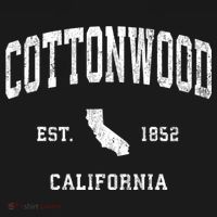 Cottonwood California Ca Vintage Athletic T-Shirt thumb 7