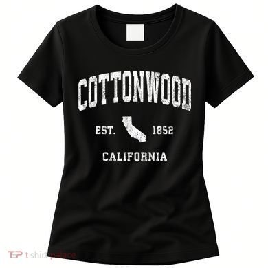Cottonwood California Ca Vintage Athletic Women's T-Shirt