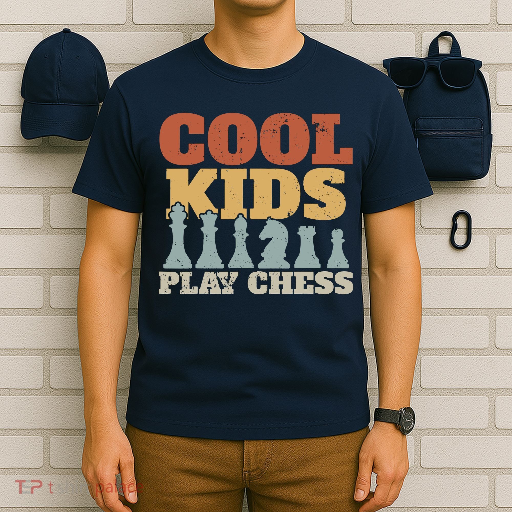 Chess Chessmen Chessboxing Gift For Cool Kids T-Shirt
