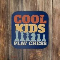 Chess Chessmen Chessboxing Gift For Cool Kids Coaster thumb 0