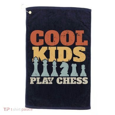 Chess Chessmen Chessboxing Gift For Cool Kids Golf Towel