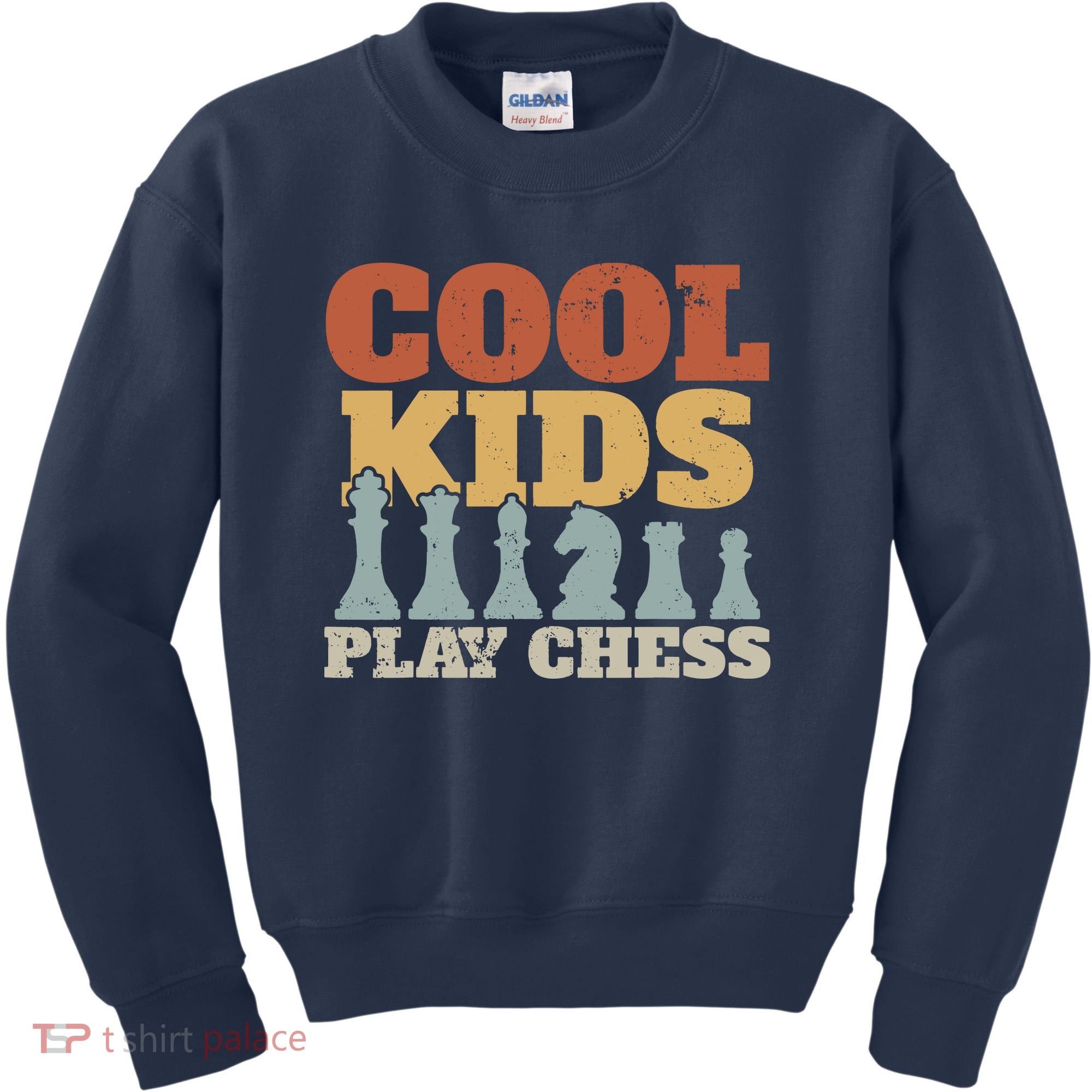 Chess Chessmen Chessboxing Gift For Cool Kids Kids Sweatshirt