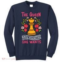 Chess Chessmen Chessboxing Queen Chess Player Gift Sweatshirt thumb 0