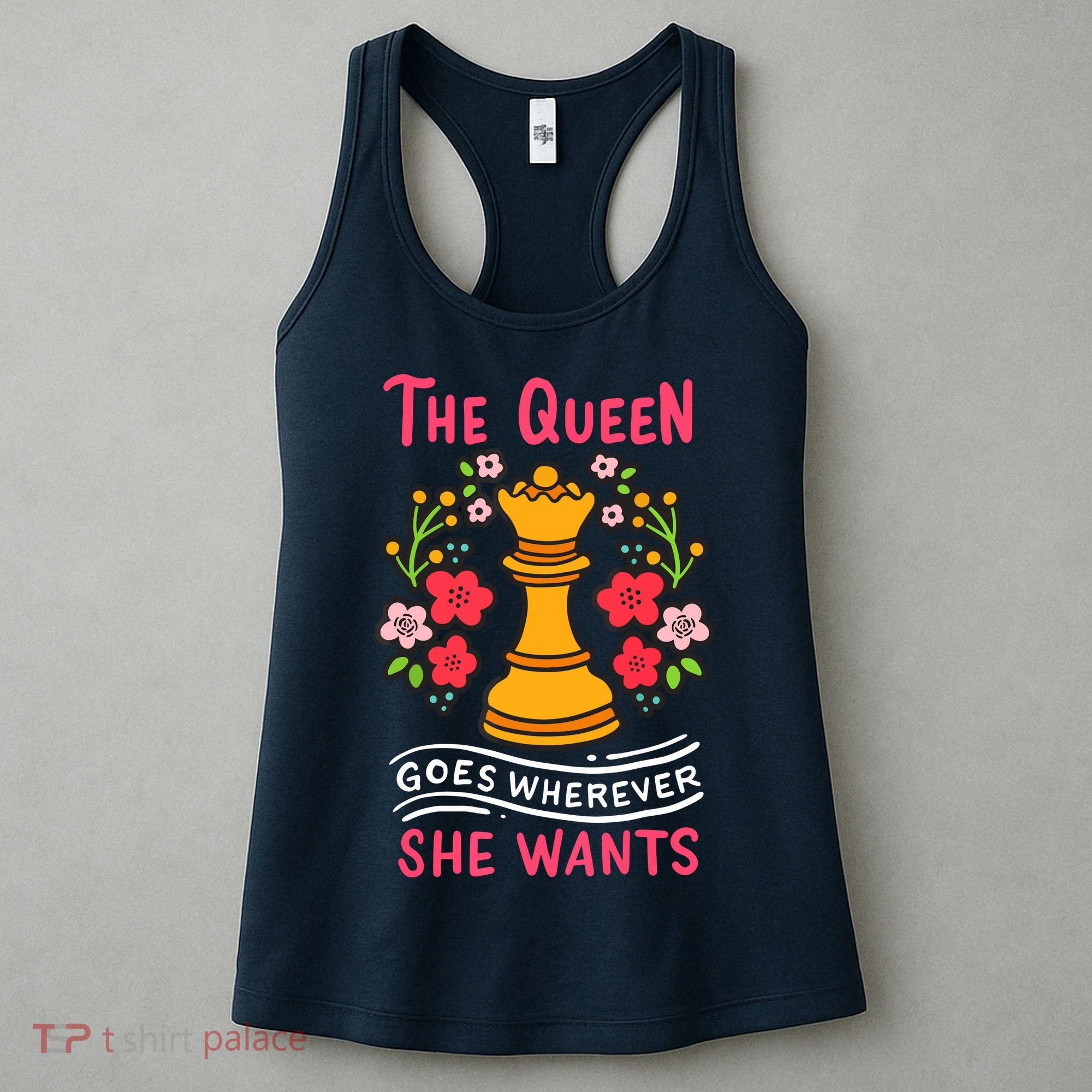 Chess Chessmen Chessboxing Queen Chess Player Gift Women's Tank Top