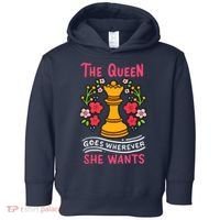 Chess Chessmen Chessboxing Queen Chess Player Gift Toddler Hoodie thumb 0