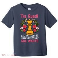 Chess Chessmen Chessboxing Queen Chess Player Gift Toddler T-Shirt thumb 0