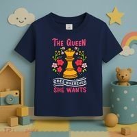 Chess Chessmen Chessboxing Queen Chess Player Gift Toddler T-Shirt thumb 3