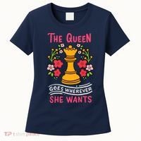 Chess Chessmen Chessboxing Queen Chess Player Gift Women's T-Shirt thumb 0