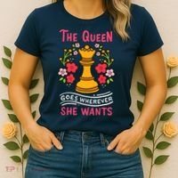Chess Chessmen Chessboxing Queen Chess Player Gift Women's T-Shirt thumb 2