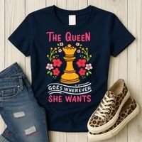 Chess Chessmen Chessboxing Queen Chess Player Gift Women's T-Shirt thumb 3