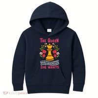 Chess Chessmen Chessboxing Queen Chess Player Gift Kids Hoodie thumb 0