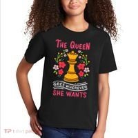 Chess Chessmen Chessboxing Queen Chess Player Gift Kids T-Shirt thumb 2