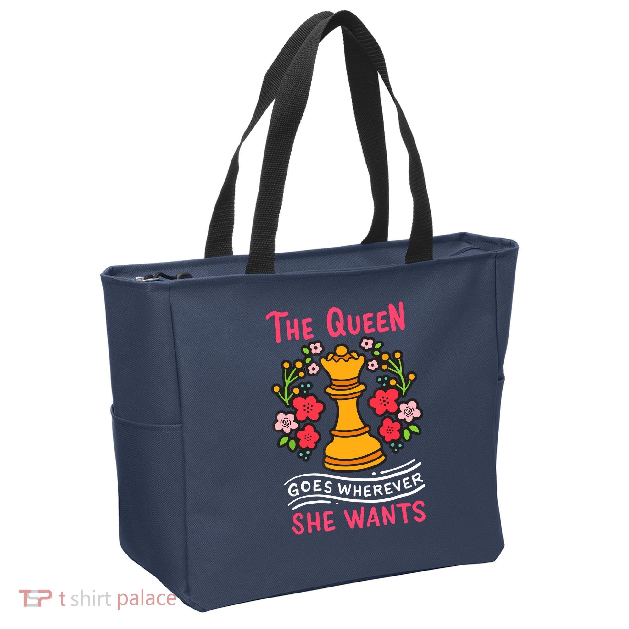 Chess Chessmen Chessboxing Queen Chess Player Gift Tote Bag