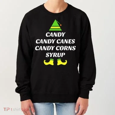 Candy Candy Canes Candy Corn Syrup Women's Sweatshirt