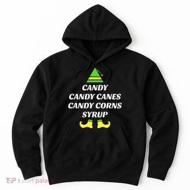 Candy Candy Canes Candy Corn Syrup Hoodie