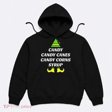 Candy Candy Canes Candy Corn Syrup Hoodie