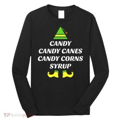 Candy Candy Canes Candy Corn Syrup Long Sleeve Shirt