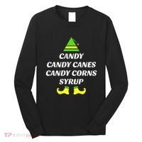 Candy Candy Canes Candy Corn Syrup Long Sleeve Shirt thumb 0