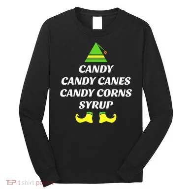 Candy Candy Canes Candy Corn Syrup Long Sleeve Shirt