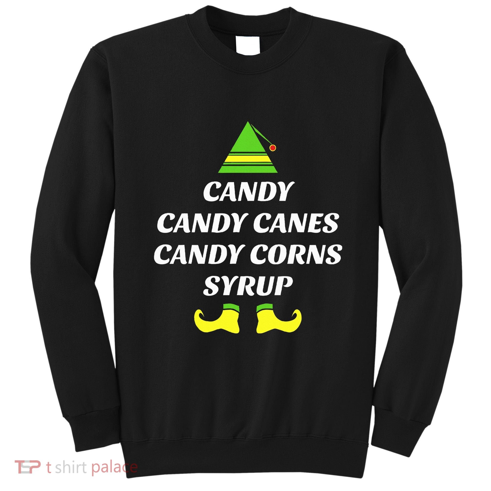 Candy Candy Canes Candy Corn Syrup Sweatshirt