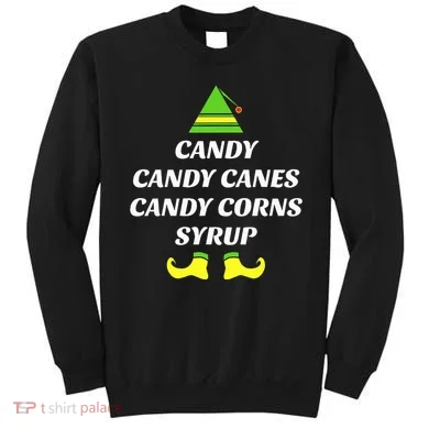 Candy Candy Canes Candy Corn Syrup Sweatshirt