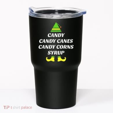 Candy Candy Canes Candy Corn Syrup Tumbler