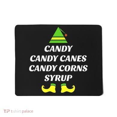 Candy Candy Canes Candy Corn Syrup Mousepad