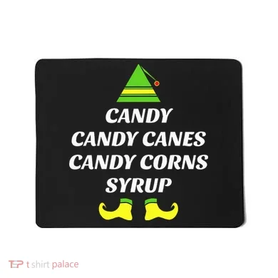 Candy Candy Canes Candy Corn Syrup Mousepad