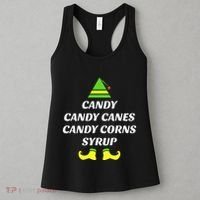 Candy Candy Canes Candy Corn Syrup Women's Tank Top thumb 3