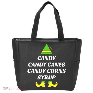 Candy Candy Canes Candy Corn Syrup Tote Bag