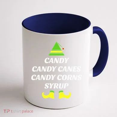 Candy Candy Canes Candy Corn Syrup Coffee Mug back