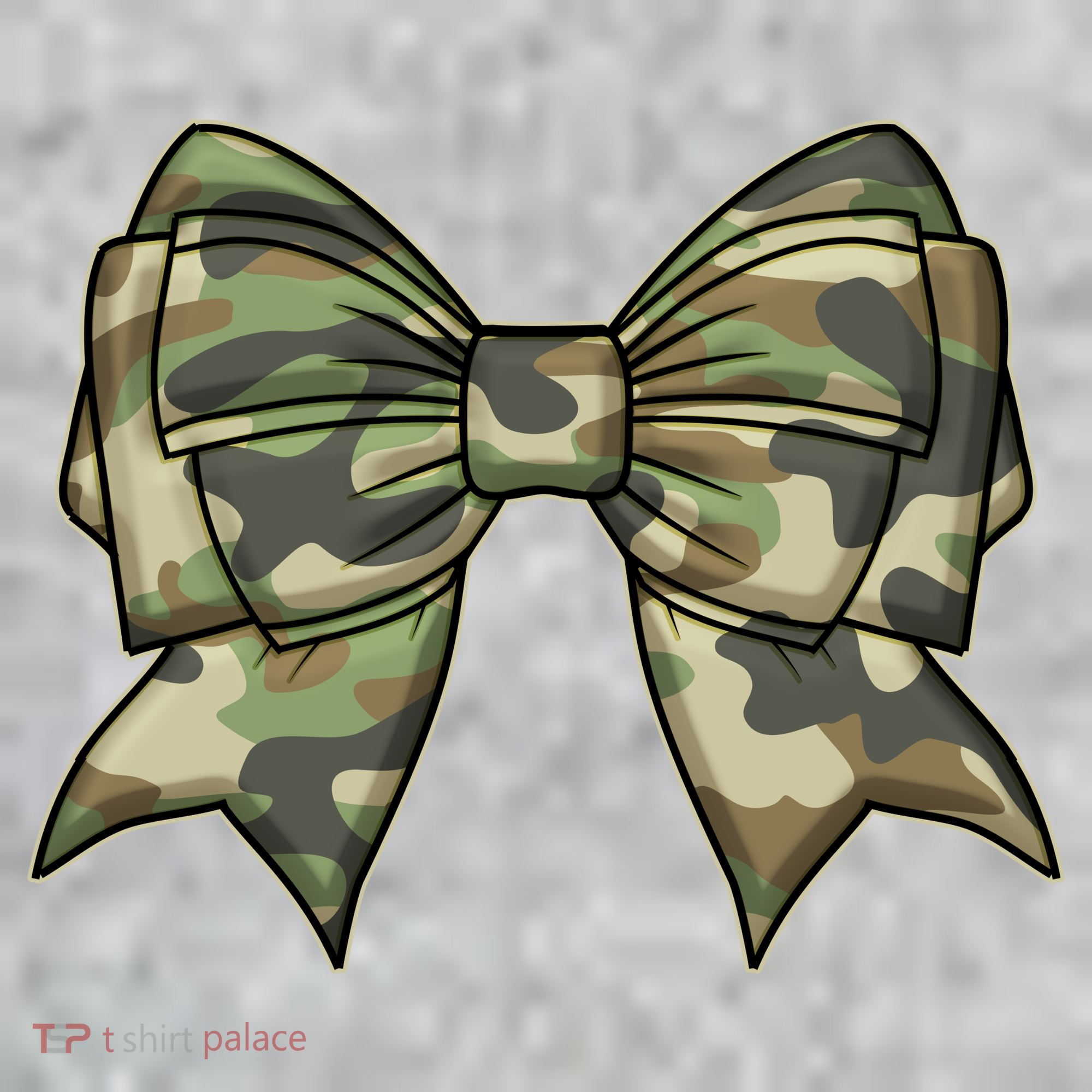 Cute Camo Coquette Ribbon Bow The Baniff Cuffed Pom Beanie