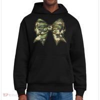 Cute Camo Coquette Ribbon Bow District V.I.T. Heavyweight Hoodie thumb 0